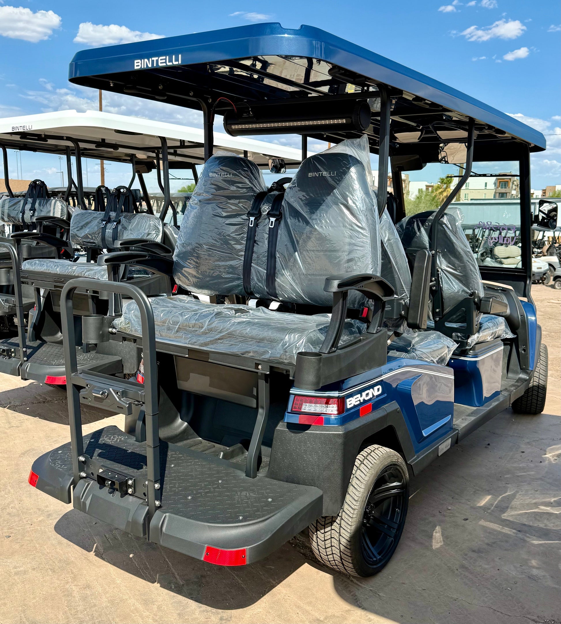 2025 Bintelli Beyond 6 Passenger Golf Cart w/ Lithium Battery & Touchscreen