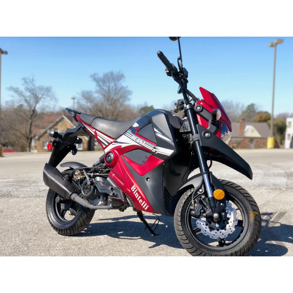 Bintelli Beast 50cc Sport Bike Fully Assembled Kryptex Golf Carts