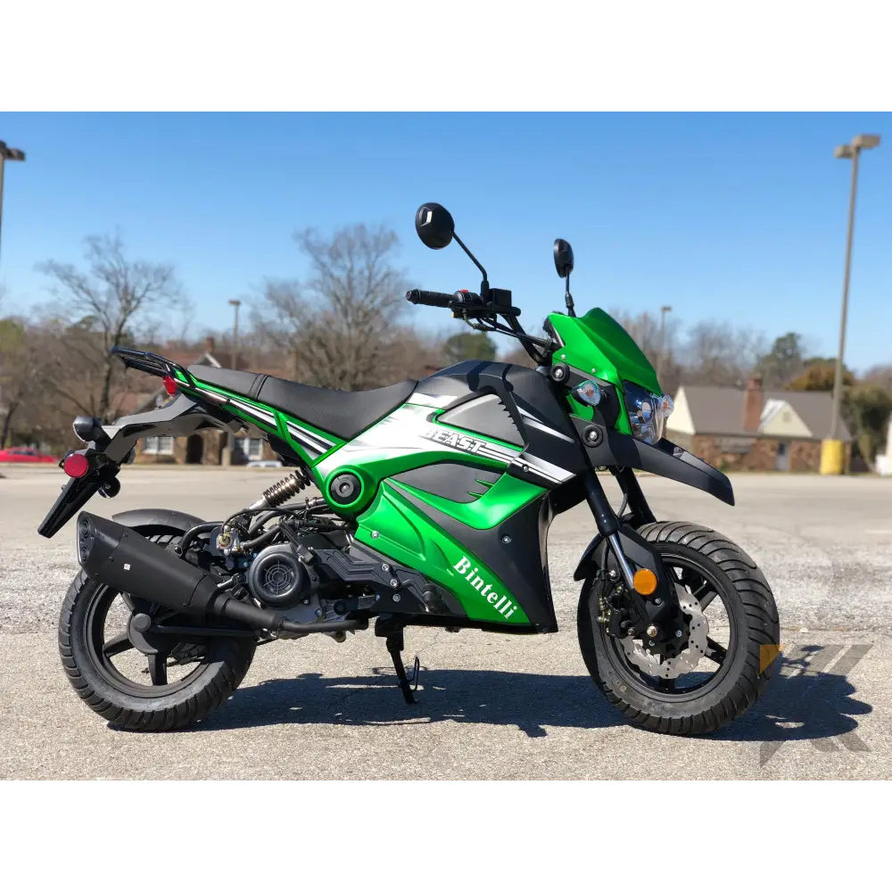 Bintelli Beast 50cc Sport Bike Fully Assembled Kryptex Golf Carts