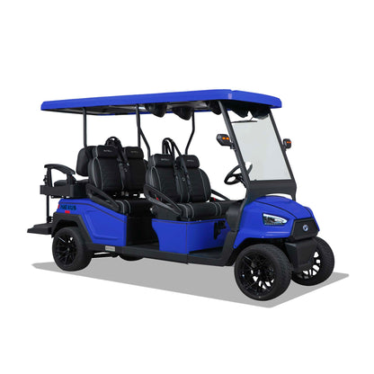 2026 Bintelli Nexus Gen2 6 Seater Golf Cart in Hydro Blue