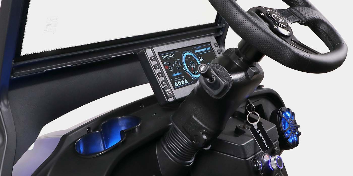 2026 Bintelli Nexus Gen2 6 Seater Golf Cart in Hydro Blue