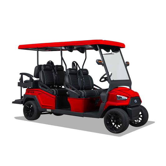 2026 Bintelli Nexus Gen2 6 Seater Golf Cart in Red