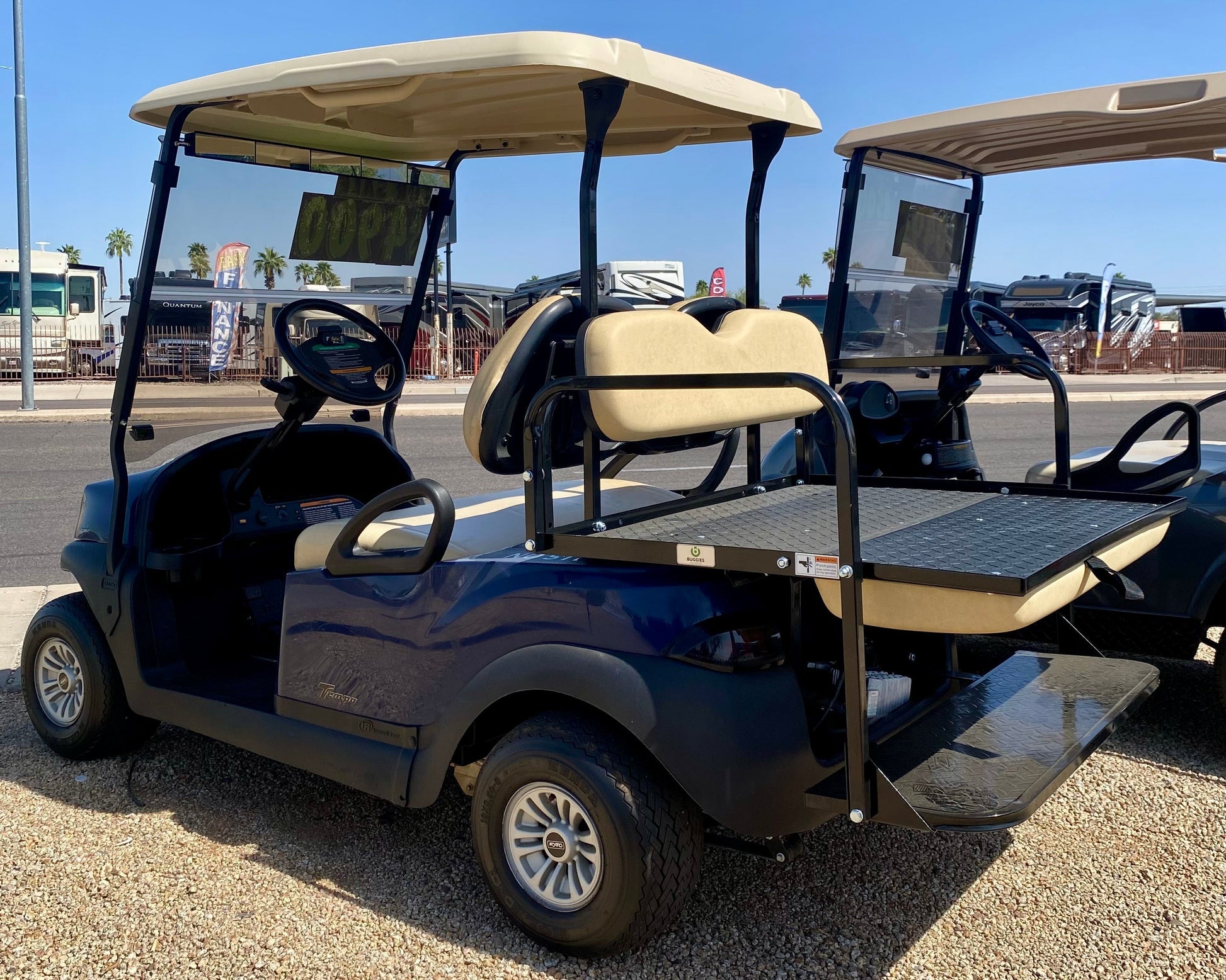 2020 Club Car Tempo 4 Passenger Electric Golf Cart