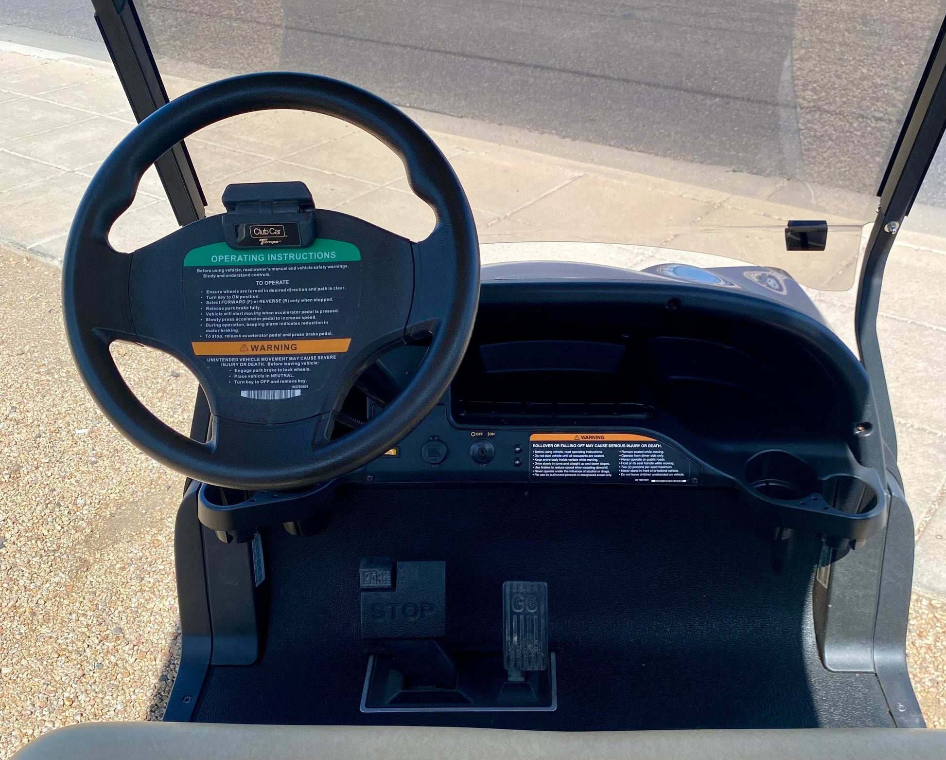 2020 Club Car Tempo 4 Passenger Electric Golf Cart