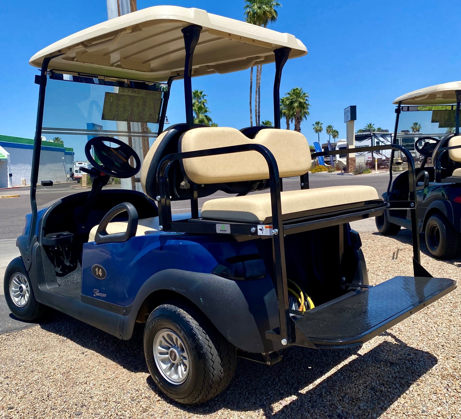 2020 Club Car Tempo 4 Passenger Electric Golf Cart