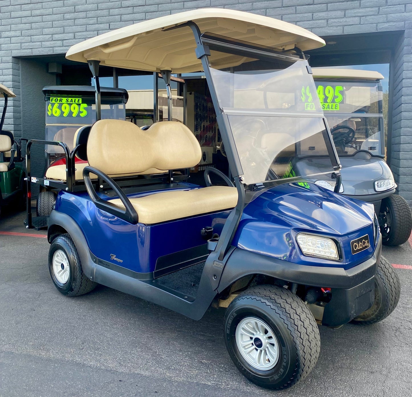 2020 Club Car Tempo 4 Passenger Electric Golf Cart