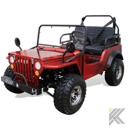 Coolster Challenger 125 Go Kart Kryptex Golf Carts