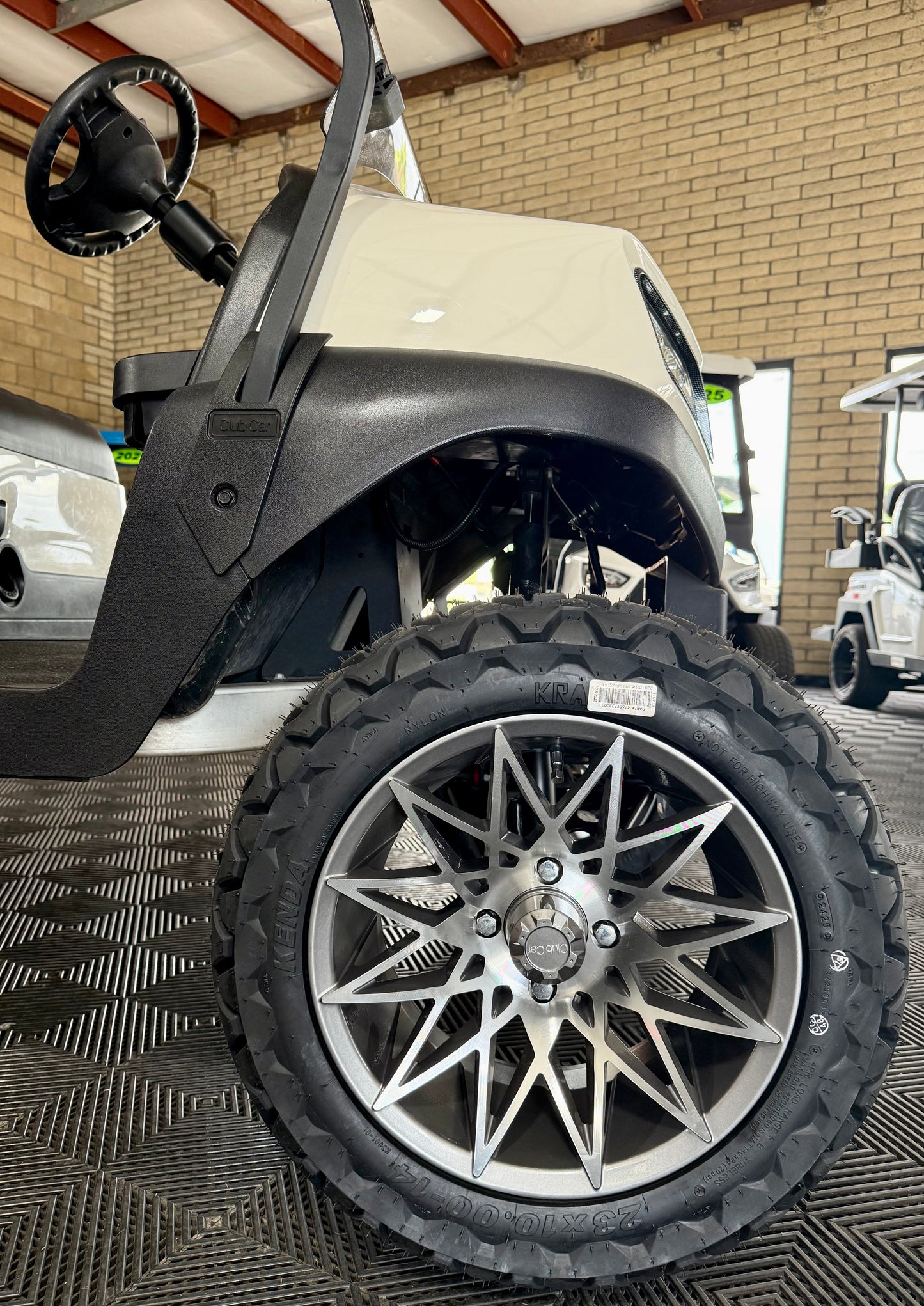 2024 Club Car Tempo in White 4 Passenger Golf Cart