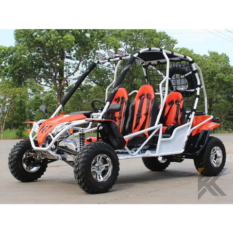 Dongfang Jaguar Adult Go-Kart Buggy DF200GKA-4, Big Bore 200 PowerStroke, 4 Seater Kryptex Golf Carts