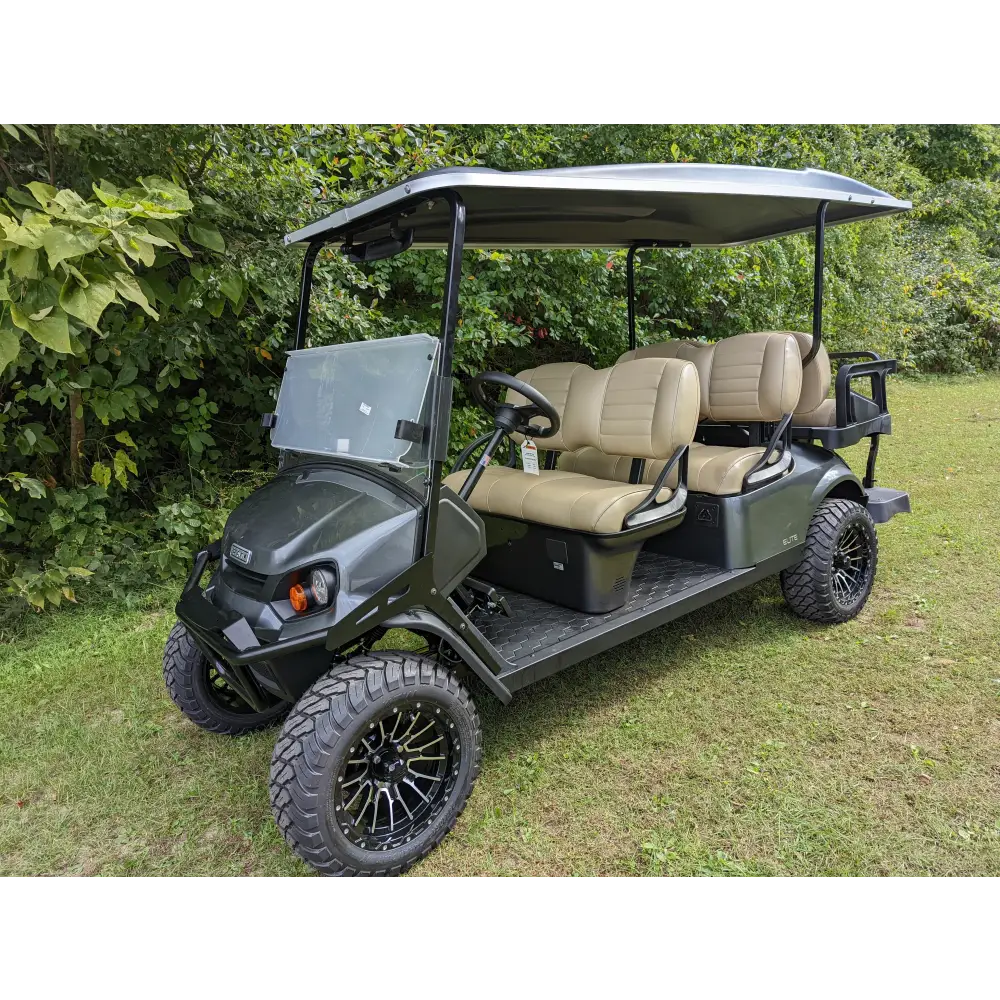 2023 EZGO L6 - Metallic Charcoal Kryptex Golf Carts