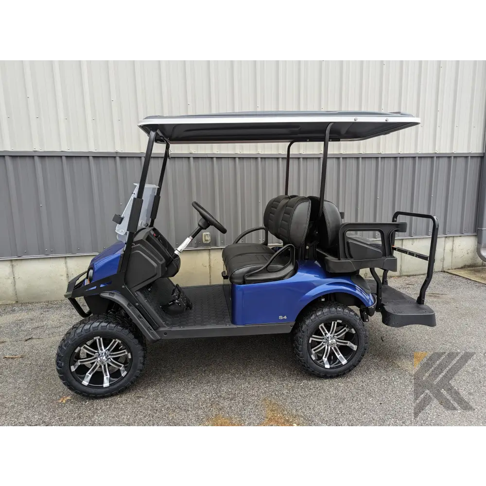E-Z-GO S4 Patriot Blue Kryptex Golf Carts