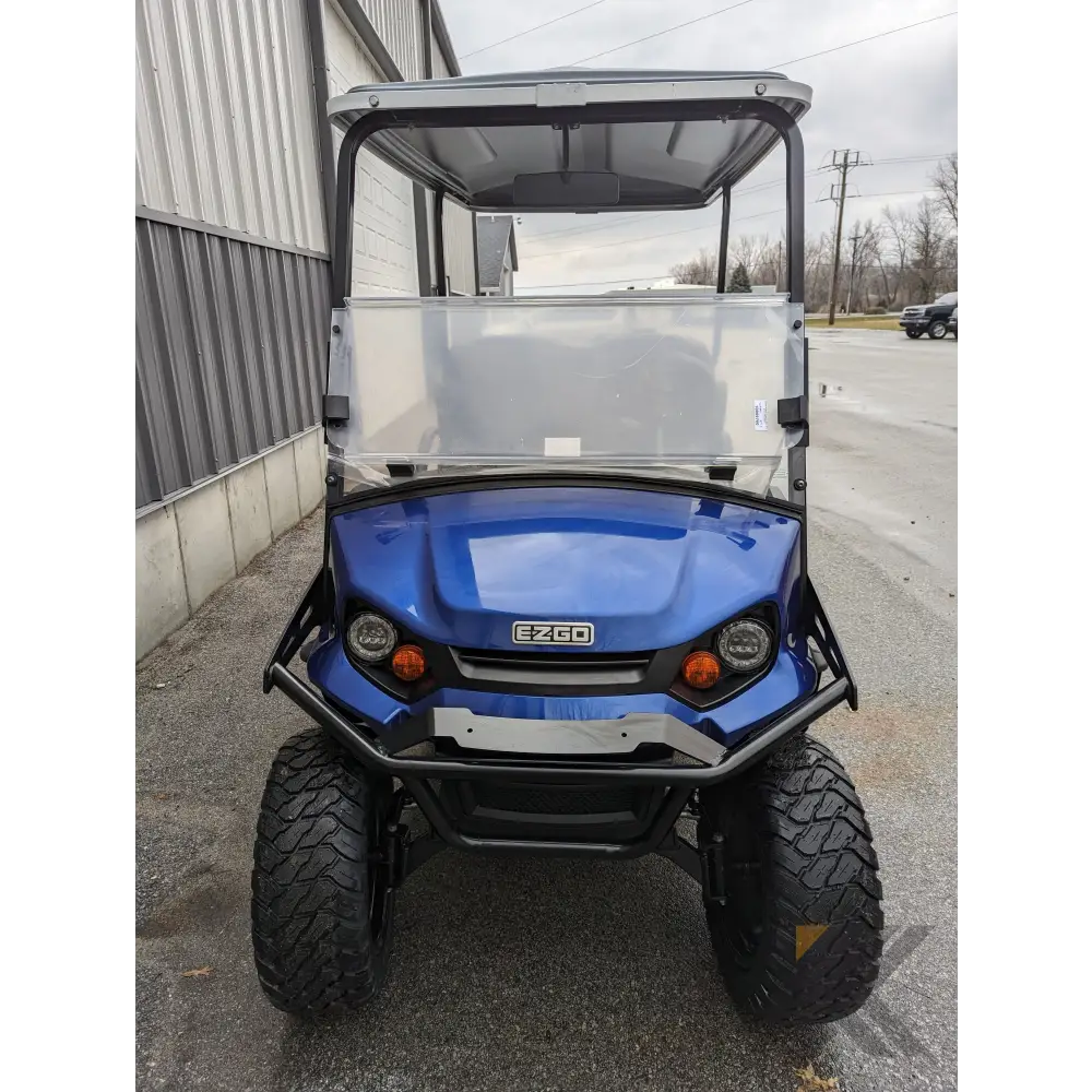 E-Z-GO S4 Patriot Blue Kryptex Golf Carts