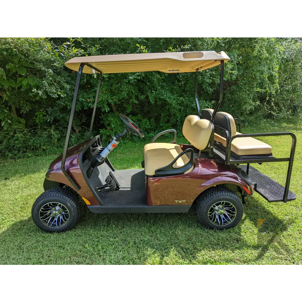 2022 E-Z-GO TXT - Burgundy Kryptex Golf Carts