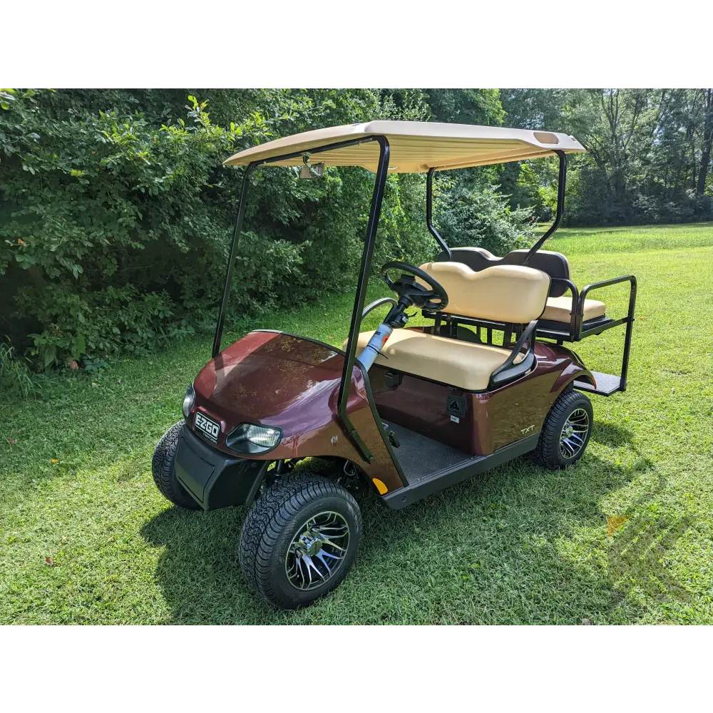 2022 E-Z-GO TXT - Burgundy Kryptex Golf Carts