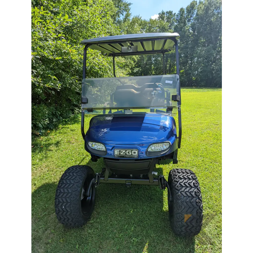 E-Z-GO TXT Elite - Blue Kryptex Golf Carts