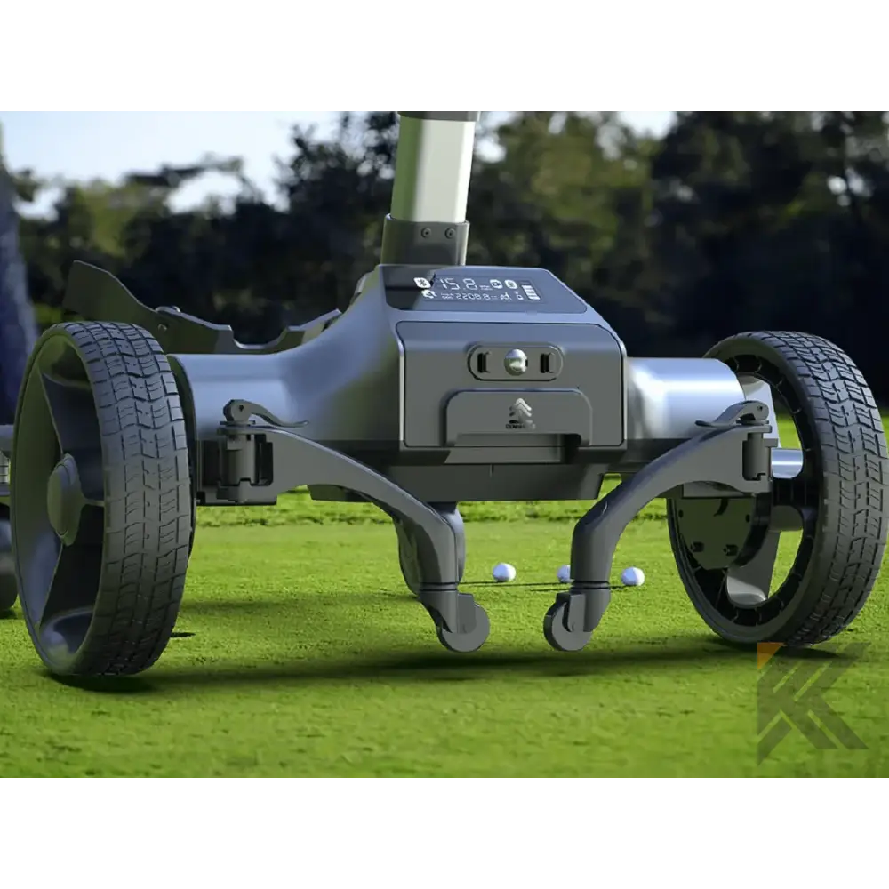 6 Wheels Smart Golf Carts Automatically Follow You Kryptex Golf Carts
