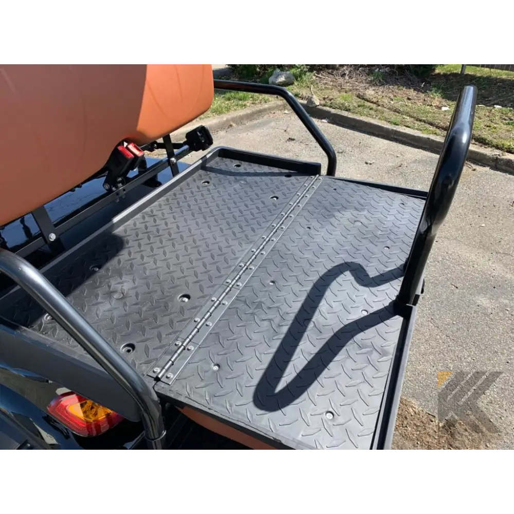 2023 Advanced EV 4L - Black Kryptex Golf Carts