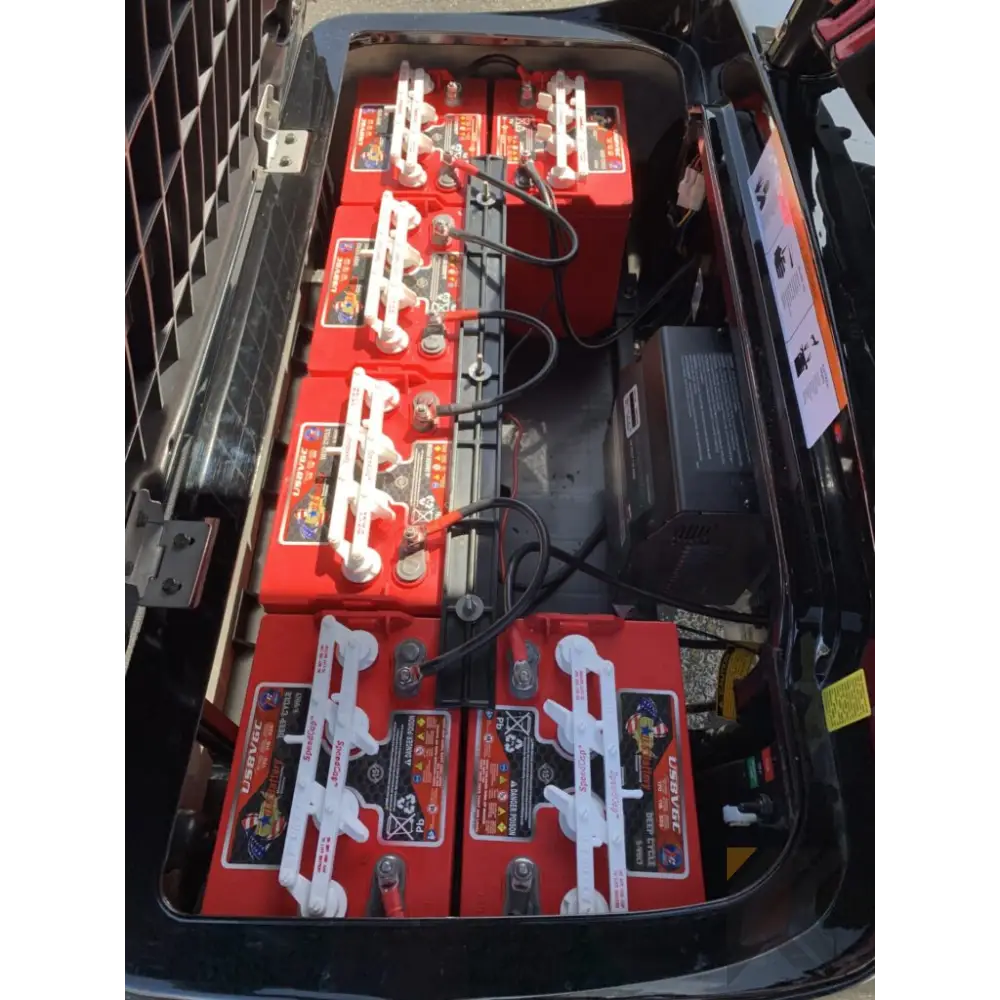 2023 Advanced EV 4L - Black Kryptex Golf Carts