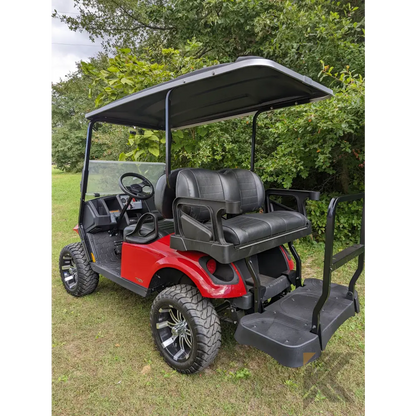EZGO S2 Red golf cart Kryptex Golf Carts