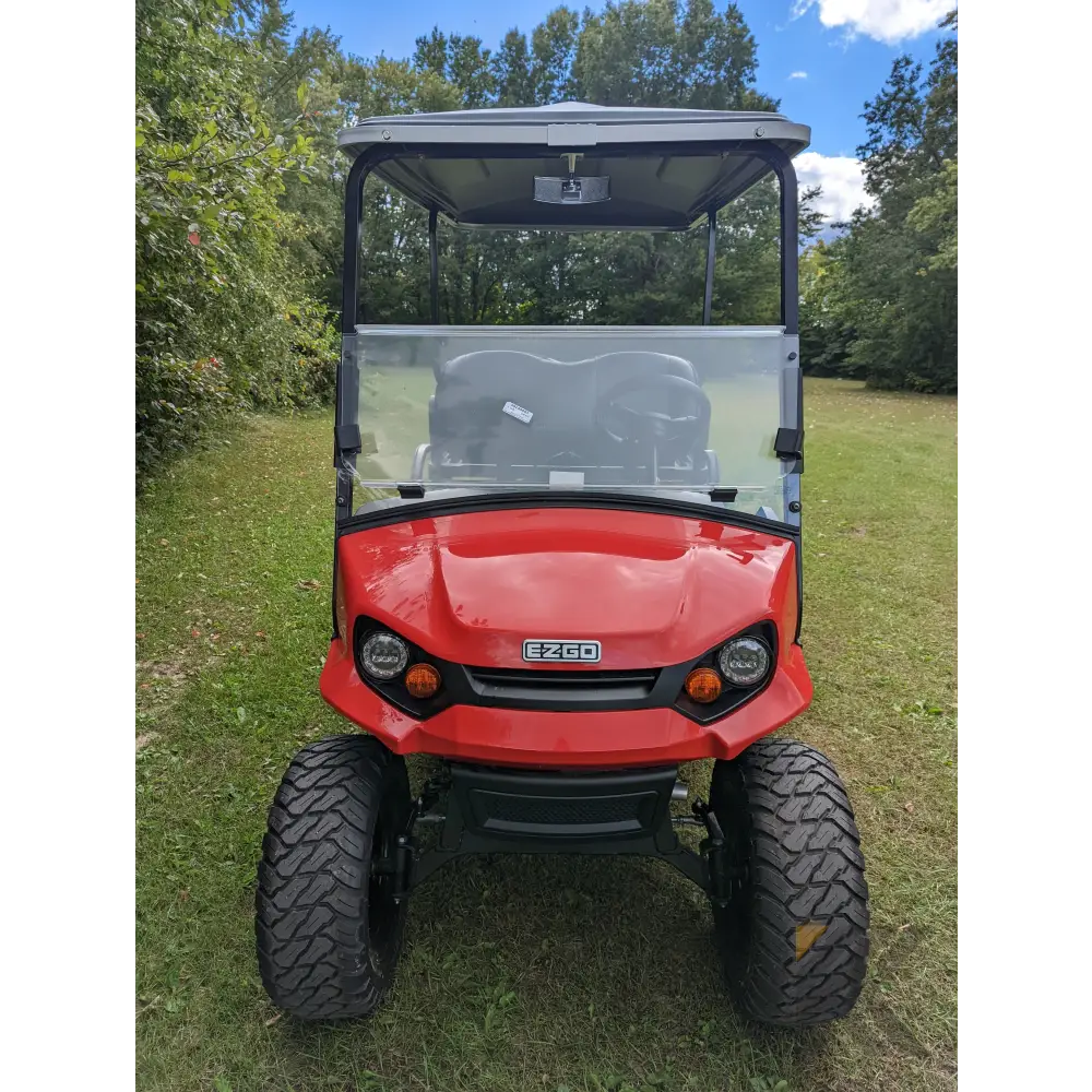 EZGO S2 Red golf cart Kryptex Golf Carts