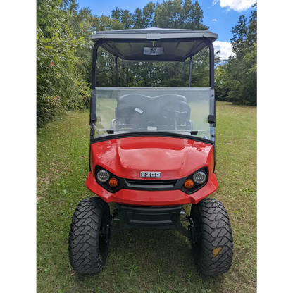 EZGO S2 Red golf cart Kryptex Golf Carts