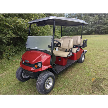 EZGO S6 Gas Red golf cart Kryptex Golf Carts