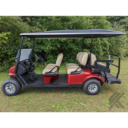 EZGO S6 Gas Red golf cart Kryptex Golf Carts