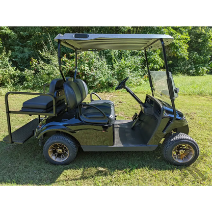 EZGO TXT Black golf cart Kryptex Golf Carts