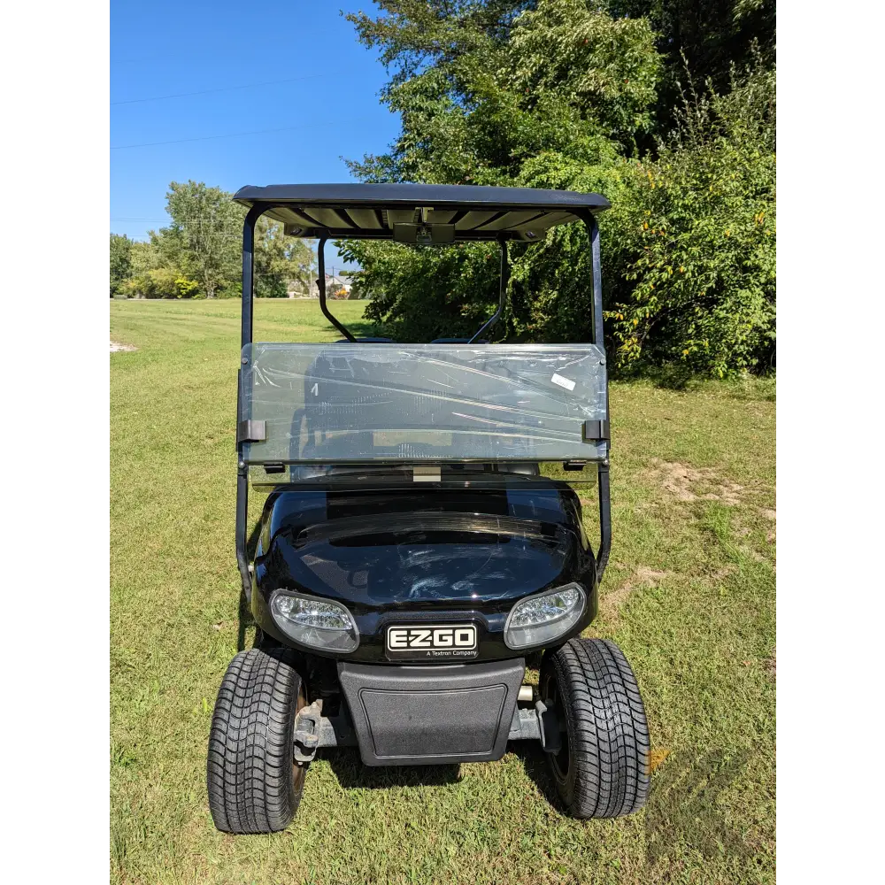 EZGO TXT Black golf cart Kryptex Golf Carts
