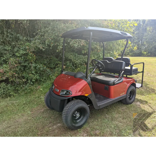 EZGO Valor Red golf cart Kryptex Golf Carts