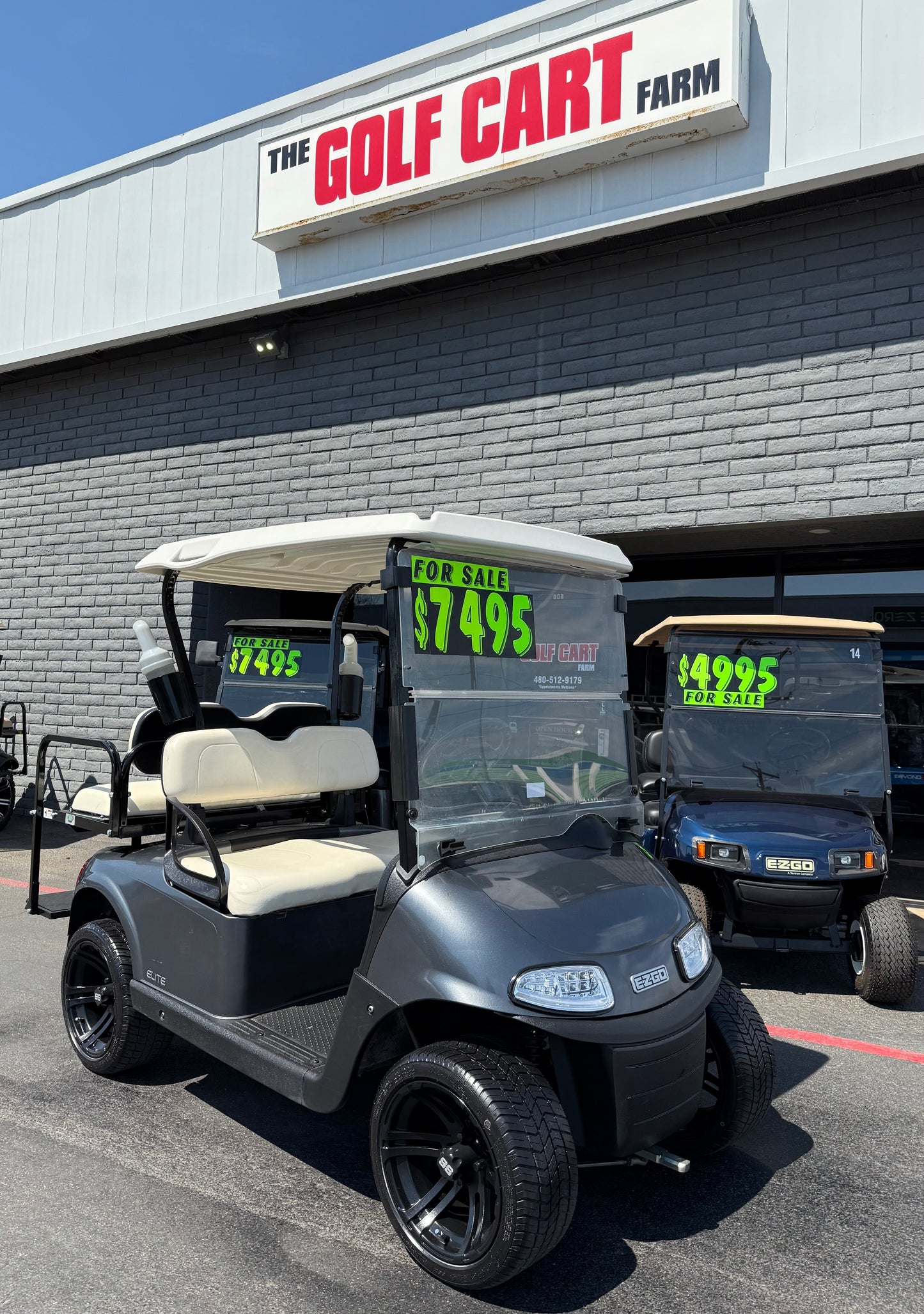2021 EZGO RXV 4 Passenger Golf Cart w/ Gen2 Samsung Lithium Battery