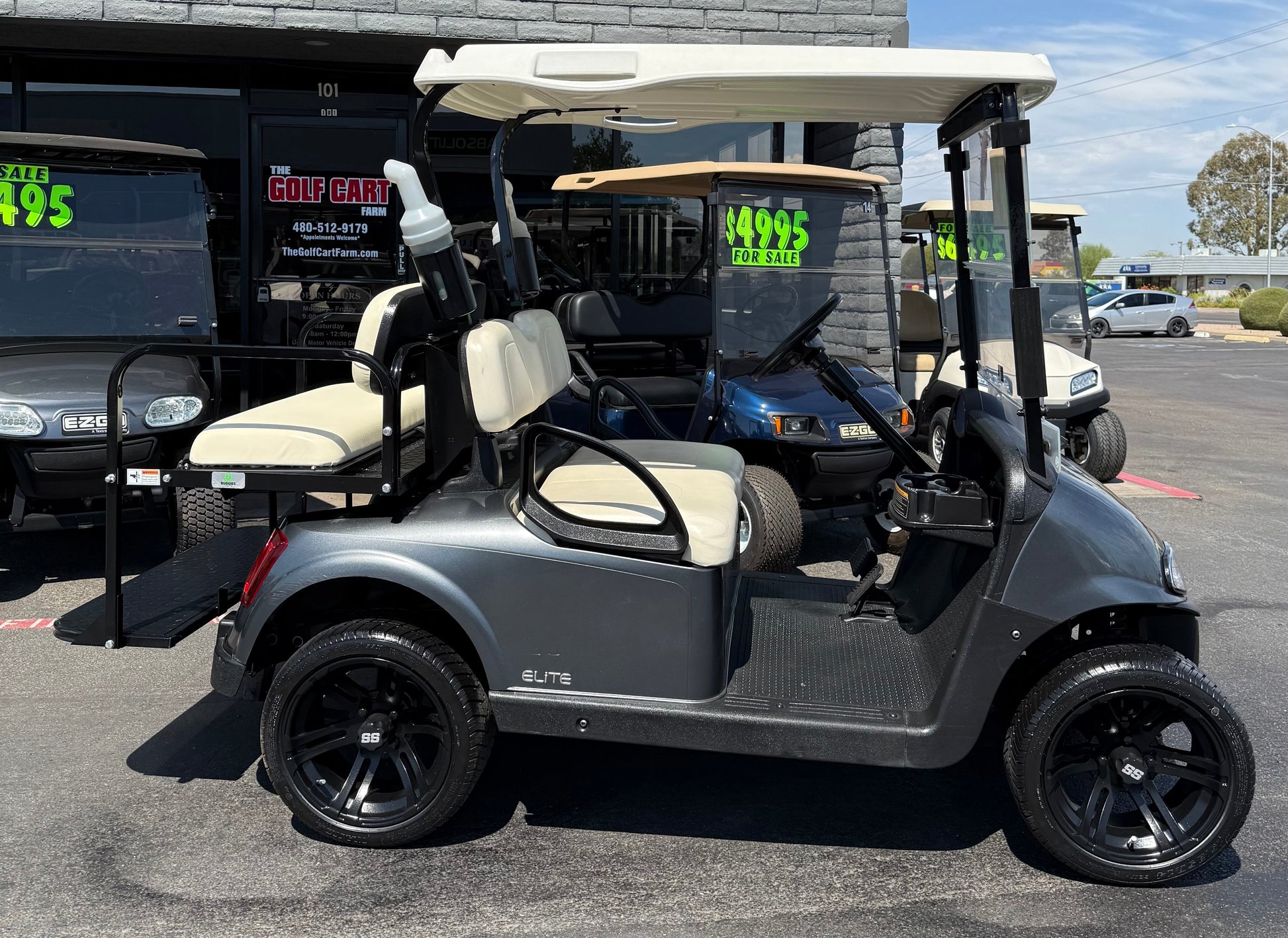 2021 EZGO RXV 4 Passenger Golf Cart w/ Gen2 Samsung Lithium Battery