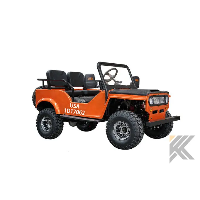 Jeep GR-2 Auto Children's Go-Kart Buggy, 125cc 4 Stroke Kryptex Golf Carts