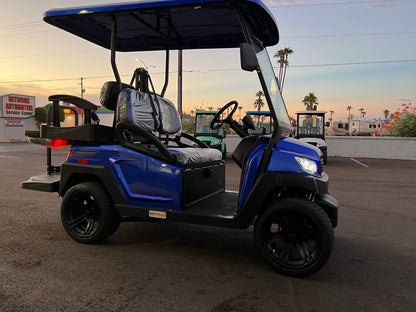 2024 Bintelli Beyond 4 Passenger Golf Cart in Hydro Blue w/ New 105AH Lithium Battery