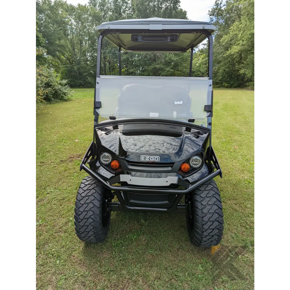 2023 E-Z-GO S4 - Black Kryptex Golf Carts