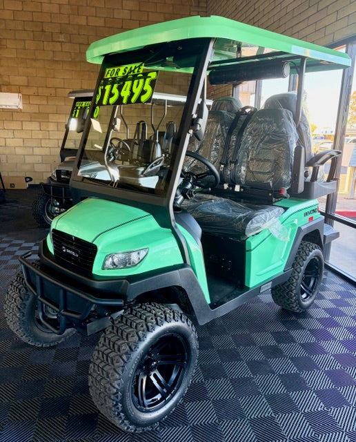 2026 Bintelli Beyond 4 Passenger Lifted Golf Cart w/ Lithium Battery & Touchscreen