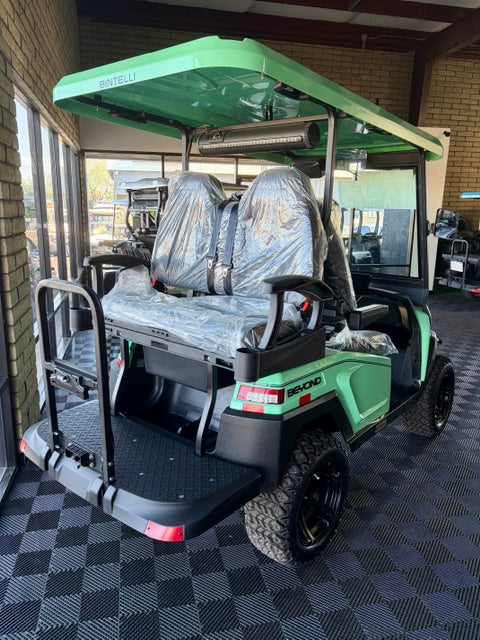 2026 Bintelli Beyond 4 Passenger Lifted Golf Cart w/ Lithium Battery & Touchscreen
