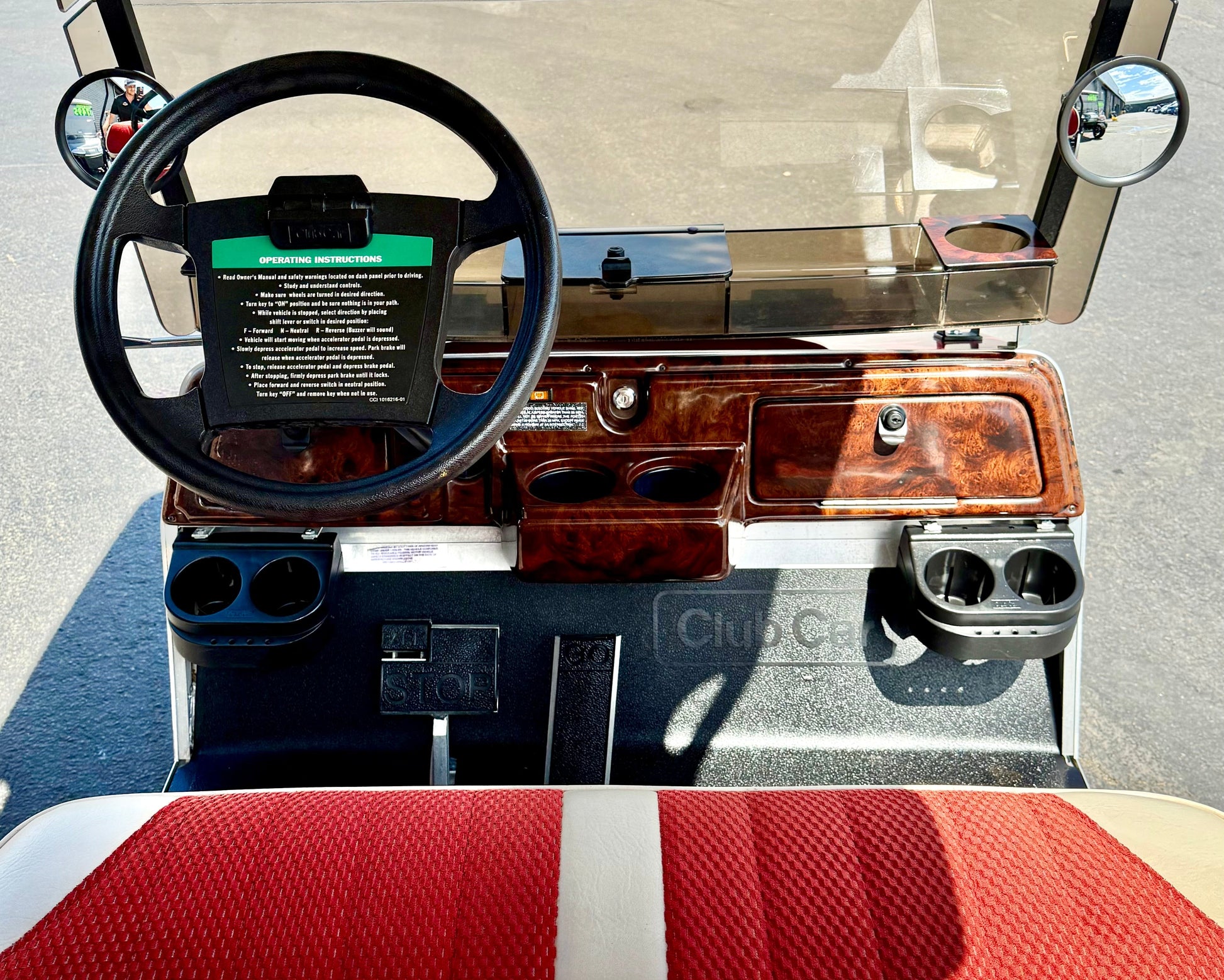 2002 Club Car 4 Passenger Electric Golf Cart