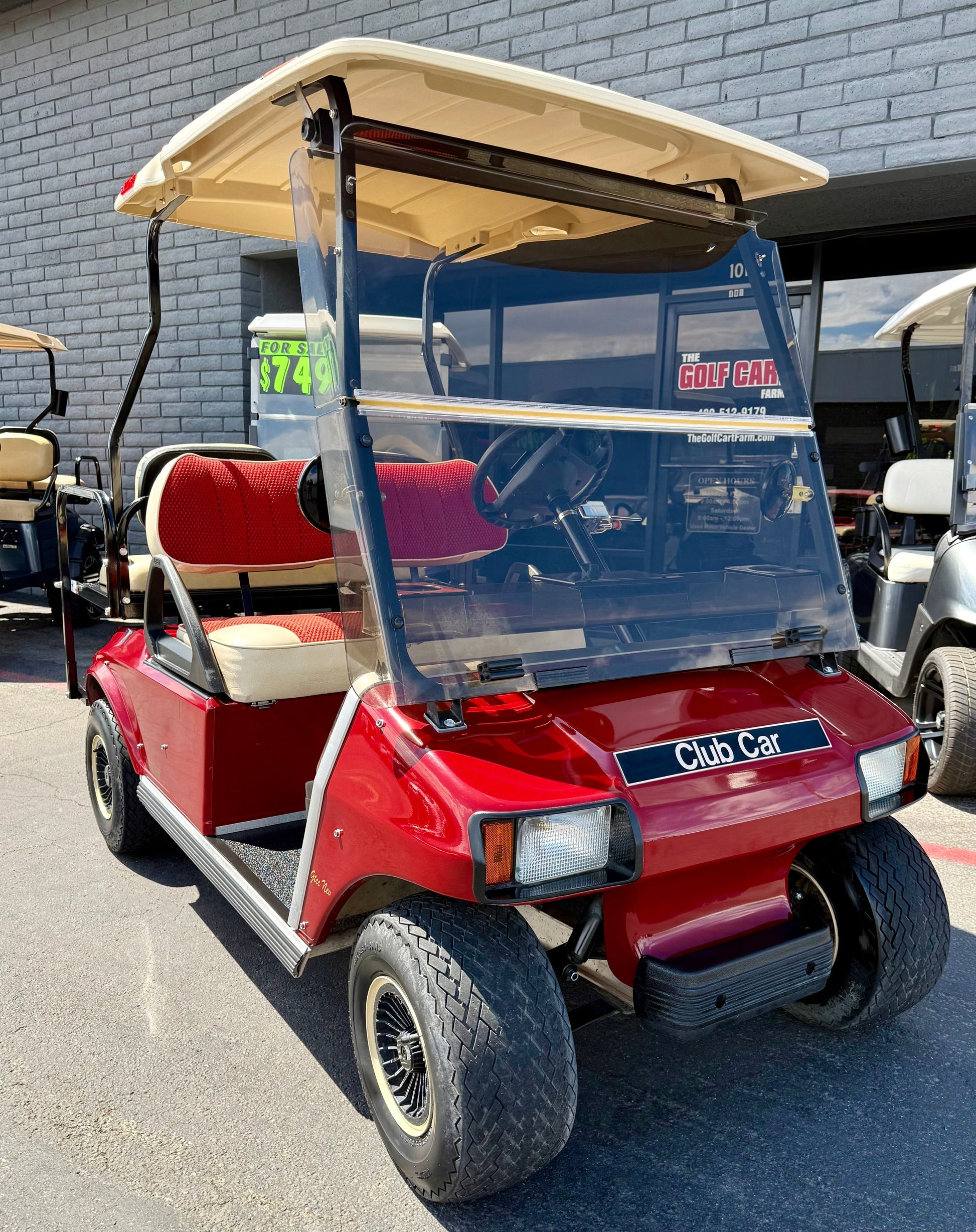 2002 Club Car 4 Passenger Electric Golf Cart