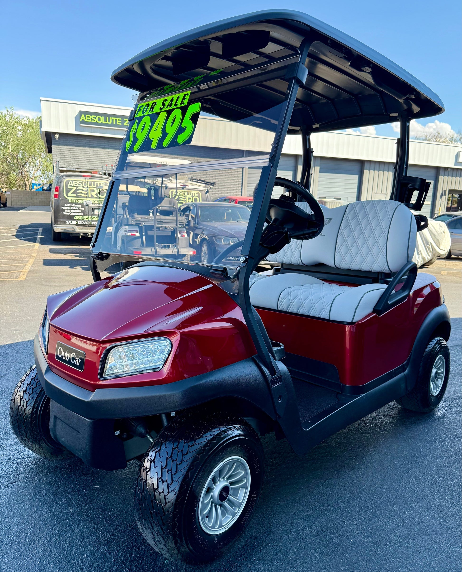 2020 Club Car Tempo 2 Passenger Golf Cart w/ New 48v Lithium Battery