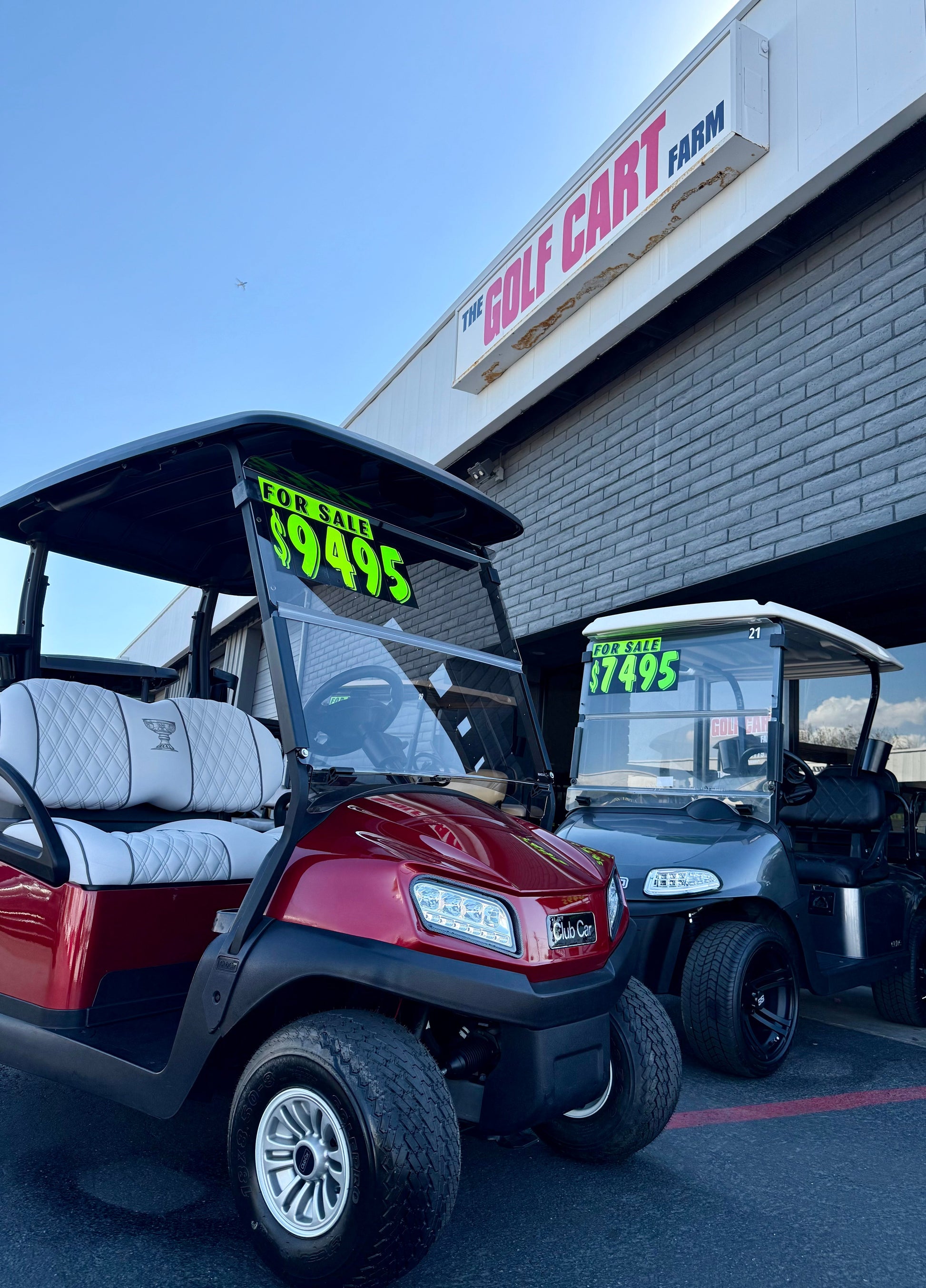 2020 Club Car Tempo 2 Passenger Golf Cart w/ New 48v Lithium Battery