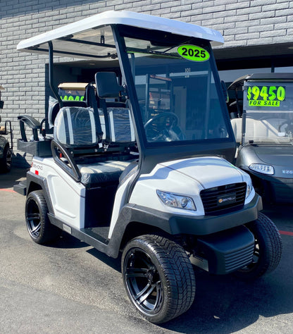 2025 Bintelli Beyond LITE 4 Passenger Golf Cart in White w/ New 105AH Lithium Battery