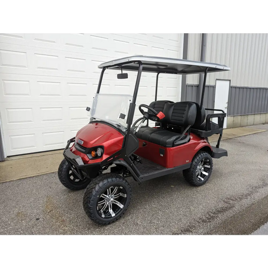 2023 E-Z GO S4 - Inferno Red Kryptex Golf Carts