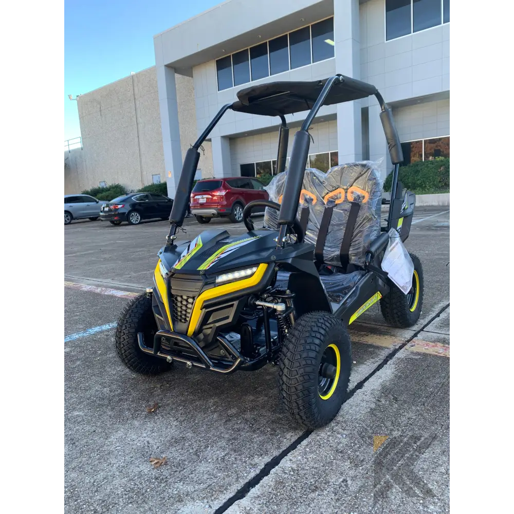 Trailmaster Cheetah i6 Children's Go-Kart Buggy, Electric Motor Kryptex Golf Carts