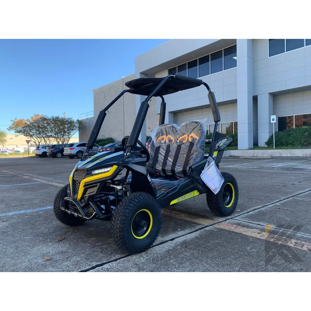 Trailmaster Cheetah i6 Children's Go-Kart Buggy, Electric Motor Kryptex Golf Carts