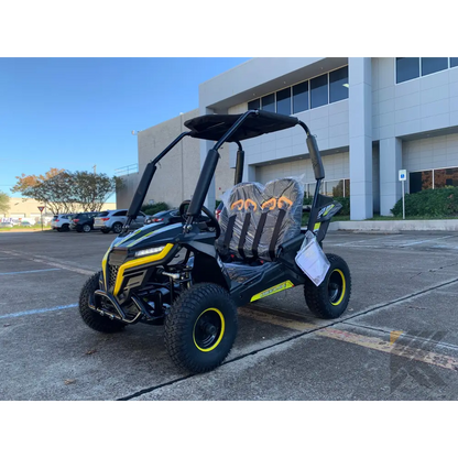 Trailmaster Cheetah i6 Children's Go-Kart Buggy, Electric Motor Kryptex Golf Carts