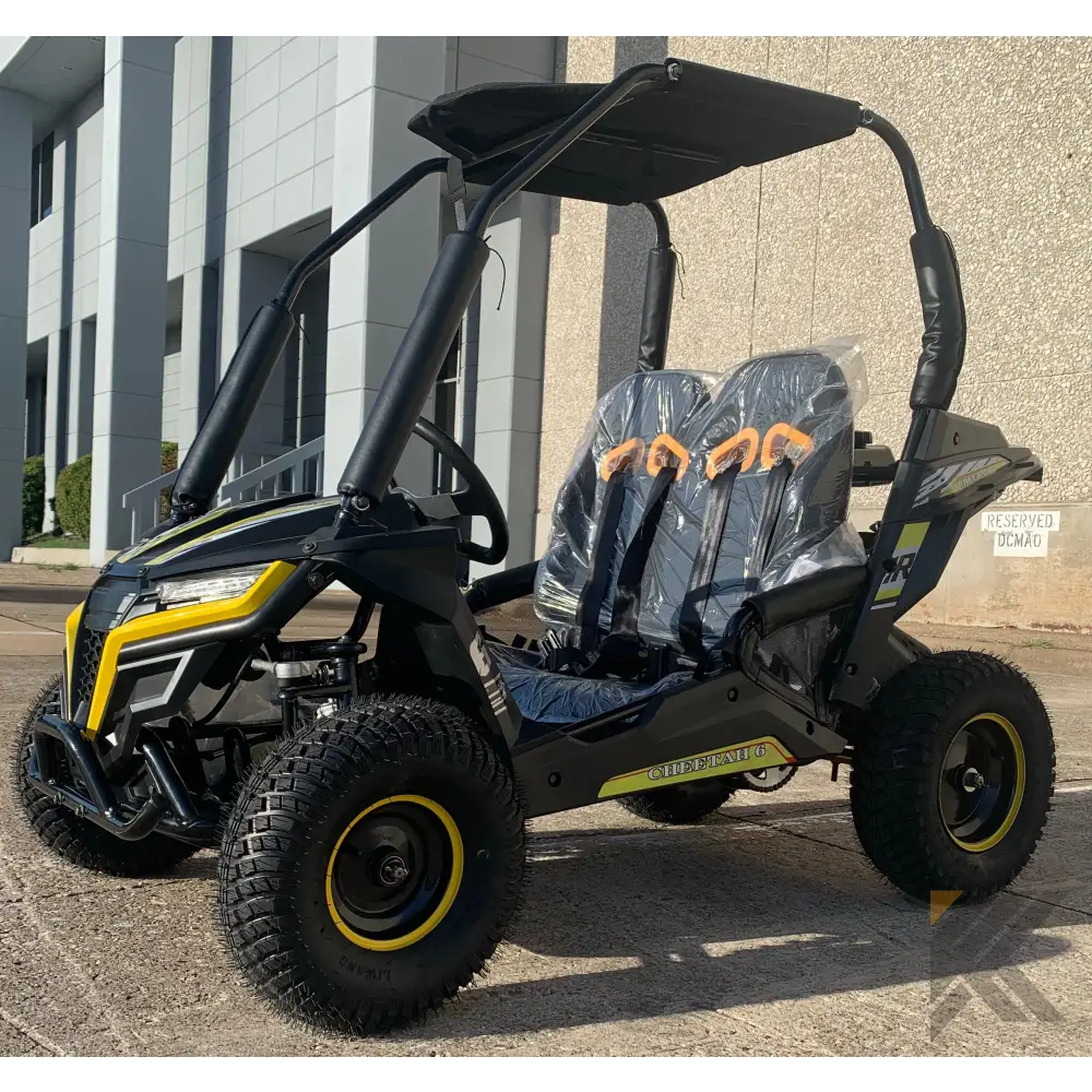 Trailmaster Cheetah 6 Children's Go-Kart Buggy, 4-Stroke 163cc Kryptex Golf Carts