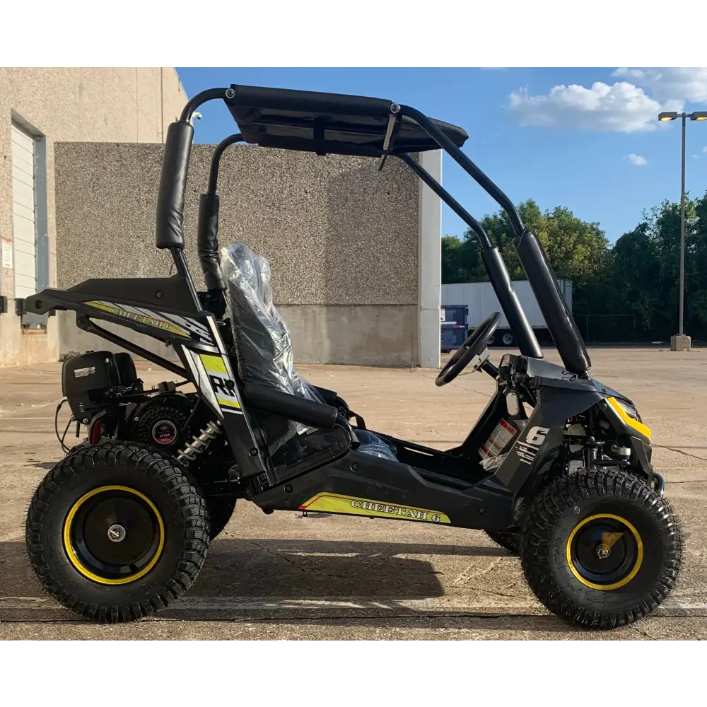 Trailmaster Cheetah 6 Children's Go-Kart Buggy, 4-Stroke 163cc Kryptex Golf Carts