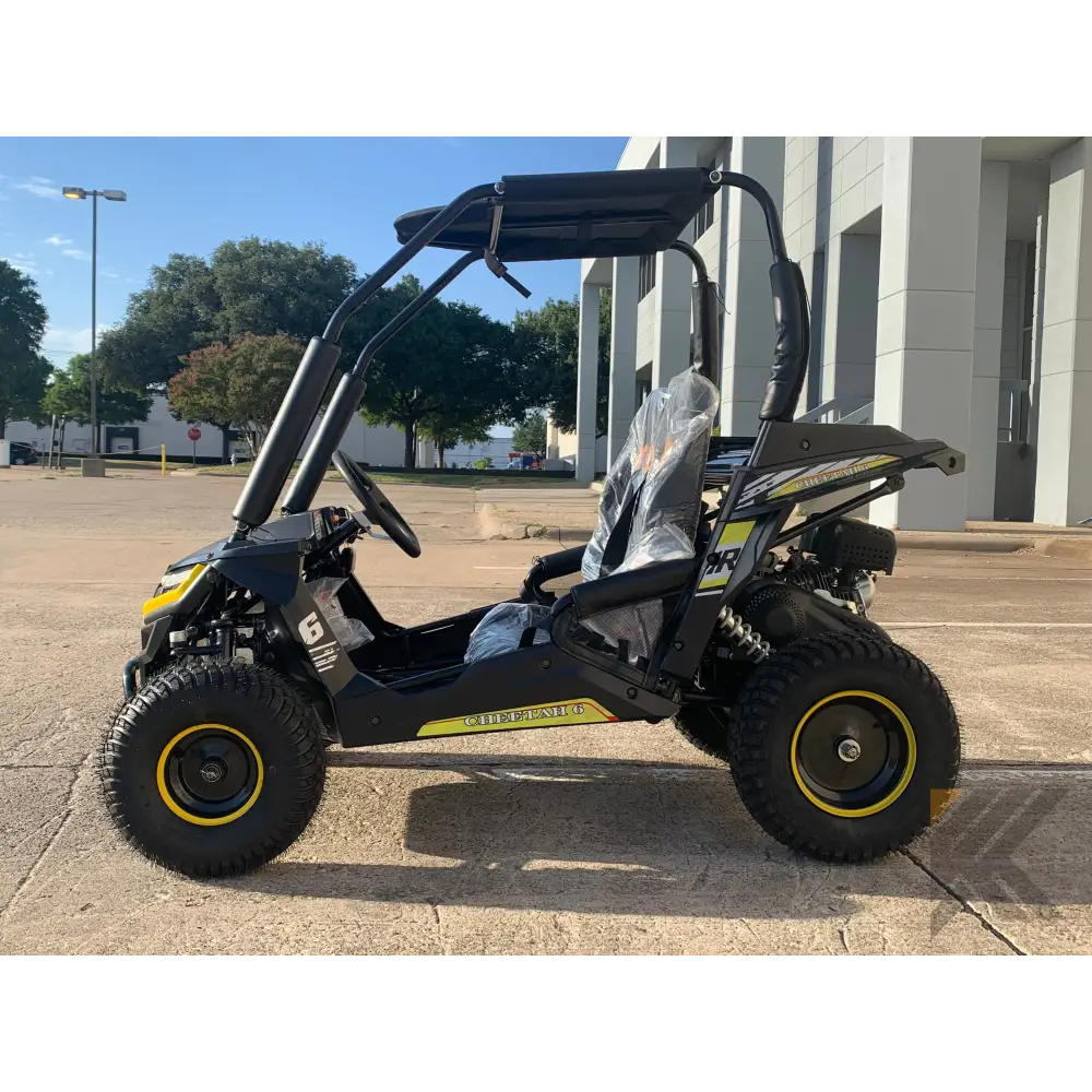 Trailmaster Cheetah 6 Children's Go-Kart Buggy, 4-Stroke 163cc Kryptex Golf Carts