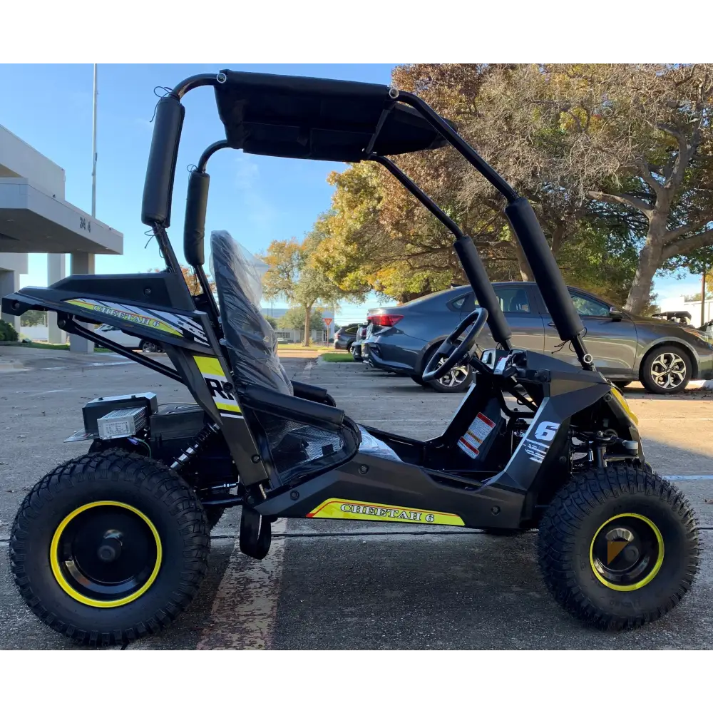 Trailmaster Cheetah i6 Children's Go-Kart Buggy, Electric Motor Kryptex Golf Carts
